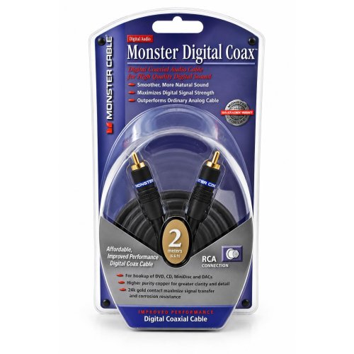 Monster M Series Digital Coaxial Audio Cable 2M