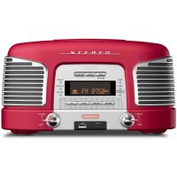 Teac SL-D920 CD/MP3 Retro Nostalgia Style Radio w USB RED