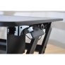Rocelco DADR 37-Inch Deluxe Adjustable Desk Riser BLACK
