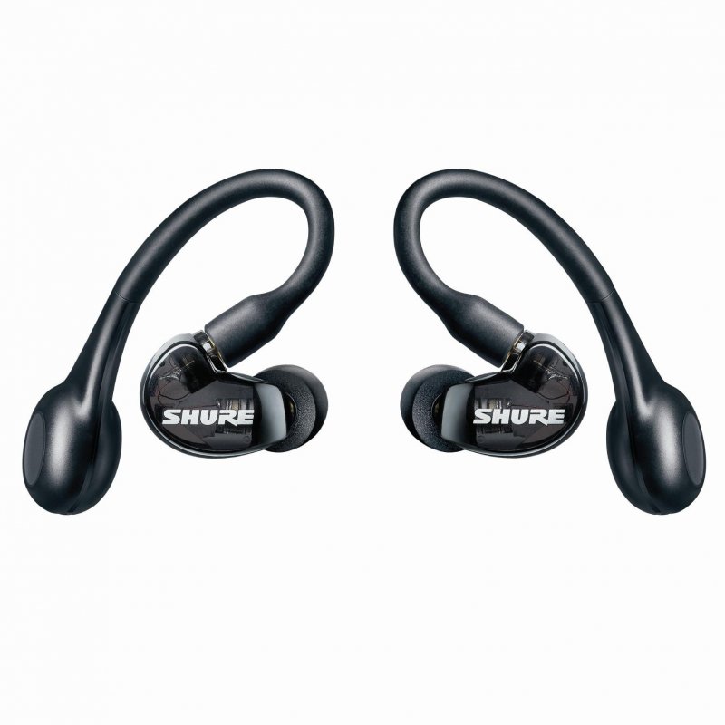Shure AONIC 215 True Wireless Audio Secure Fit Over-Ear In-Ear Headphones BLACK