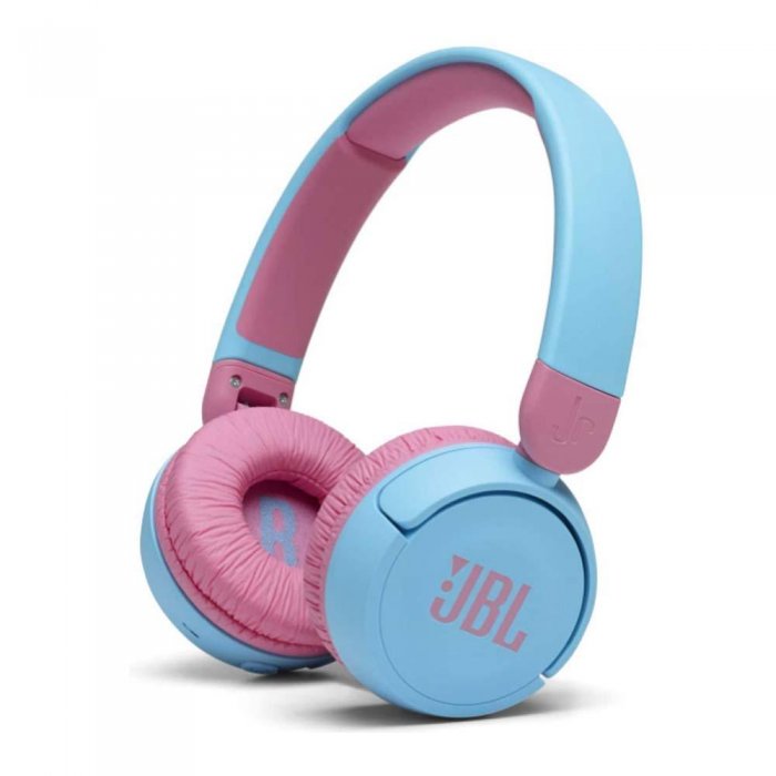 JBL JR310BT Kids Lifestyle Wireless On-Ear Bluetooth Headphones BLUE - Click Image to Close