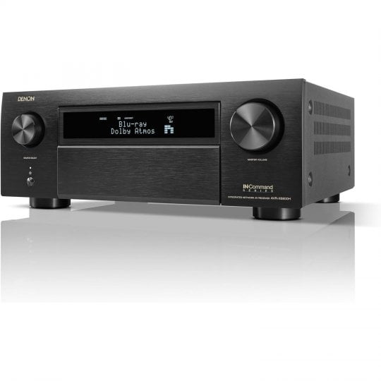 Denon AVR-X6800H 11.4 Ch. AV Receiver, 140W/Ch., HEOS Streaming, Dolby Atmos, 8K Video Sup