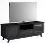 Salamander Designs SDAV5-7225BO Elegant Media Cabinet BLACK OAK