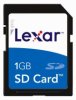 Lexar 1.0 GB Secure Digital SD Memory Card