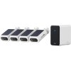 aosu SolarCam P1 Max 4K Solar Security Camera System with aosuCortex AI Hub (4 Cameras) WHITE