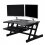 Rocelco EADR Sit-To-Stand 37-Inch Adjustable Desk Riser BLACK