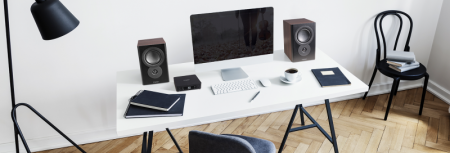 Description image for Mission LX-Connect True Wireless Speaker System w LX Connect-Hub WALNUT - Open Box