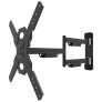 Kanto PS400SG Full Motion Single Stud Outdoor TV Mount for 30"-70" TVs BLACK