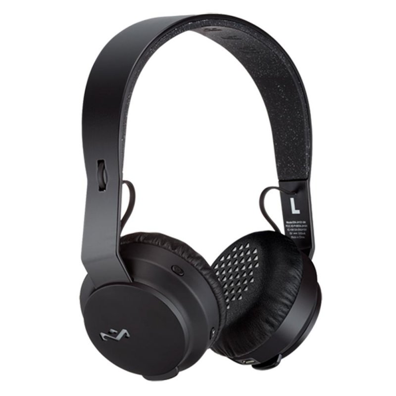 House of Marley Rebel BT Bluetooth Wireless Headphones BLACK
