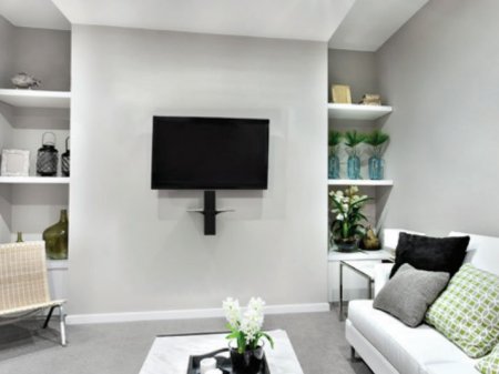 Description image for Kanto AVT1 Single AV Component Wall Shelf (Aluminum Cover) BLACK