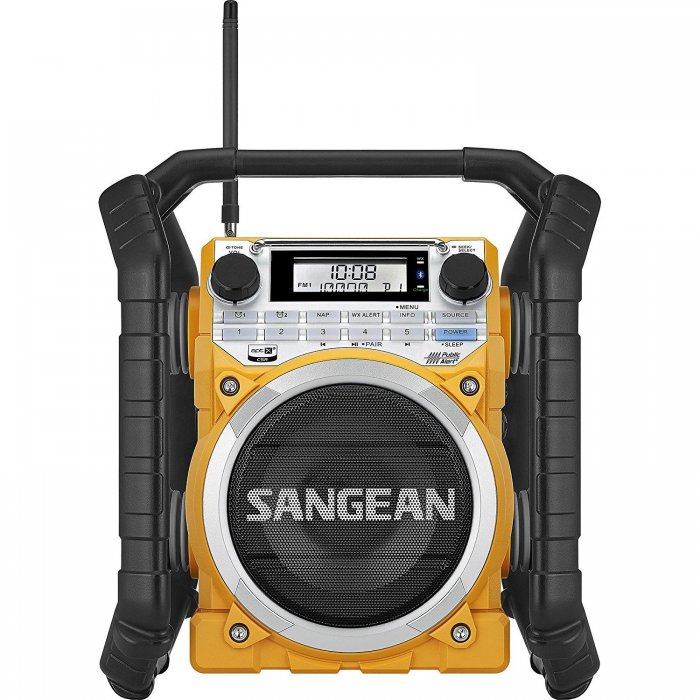 Sangean U4 Ultra Rugged Bluetooth Digital Radio YELLOW - Click Image to Close