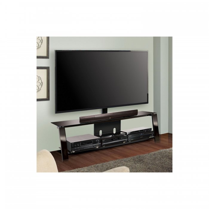 Bell'O TP4463 Triple Play 63-Inch TV Stand for TVs up to 70-Inch BLACK - Click Image to Close