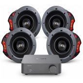 WiiM Vibelink Amp & PSB CS605 4-Speaker In-Ceiling Audio Bundle