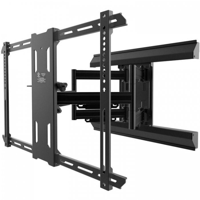 Kanto PMX660 Pro Series Full Motion Wall Mount for 37-80 inch Displays BLACK - Click Image to Close