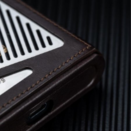 Description image for FiiO SK-M15A Genuine Leather Protective Case for M15 BROWN