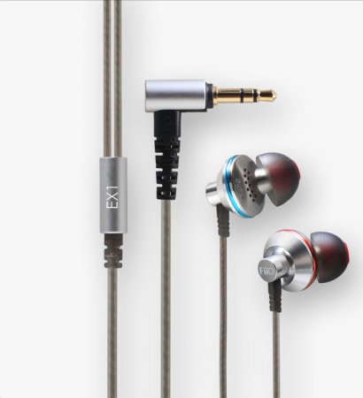 Description image for FiiO EX1II In-Ear Nanotech Titanium Diaphragm In-Ear Monitor BLACK