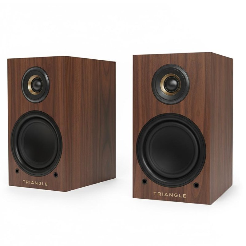 Triangle LN01A 2-Way Powered Bookshelf Speakers CHESTNUT