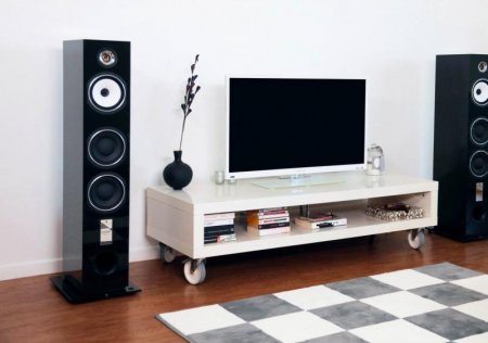 Description image for Triangle Gaia EZ 3-Way Compact Floorstanding Speaker (Pair) BLACK GLOSS