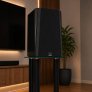 EVOssentials Universal Premium Adjustable Speaker Stands Pair BLACK