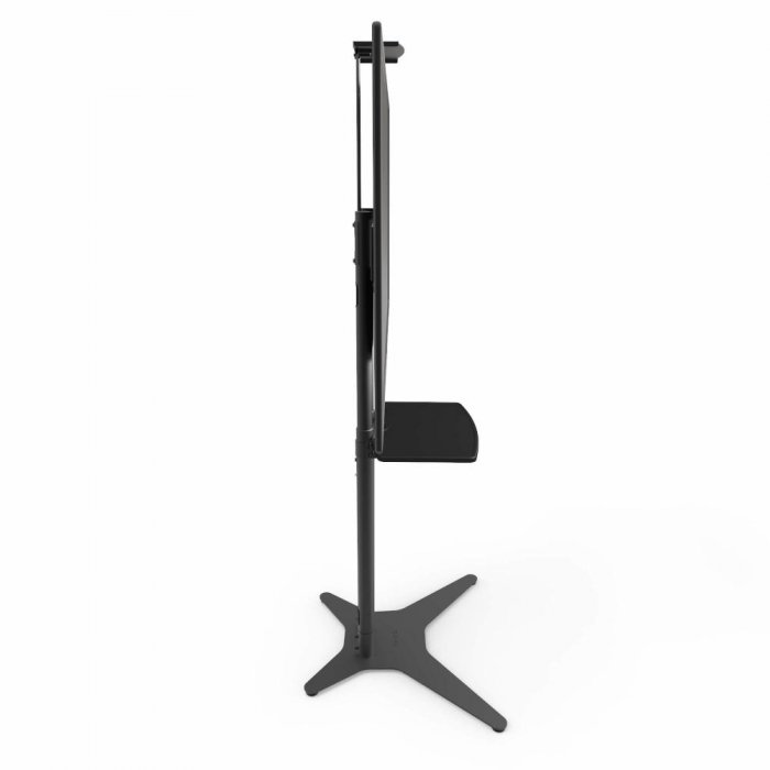 Kanto STM55PL Floor Stand with Adjustable Steel Tray 32-55 Inch TV's - Click Image to Close