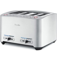 Breville BTA840XL ikon 4-Slice Die-Cast “Lift and Look” Toaster