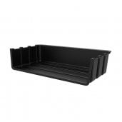 Rocelco MSD-BB Book Box for 28" Mobile Standing Desk BLACK