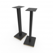 Kanto ST28P 28-Inch Bookshelf Speaker Floor Stands with Plywood Base (Pair) BLACK