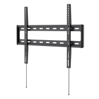 Ultralink ULNWF6X4 Noir Large Fixed TV Wall Mount 24-85 Inch 40 kg Capacity