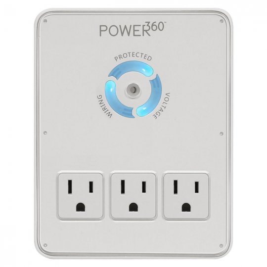 Panamax P360-DOCK Outlet Wall Dock with USB Charging Station WHITE