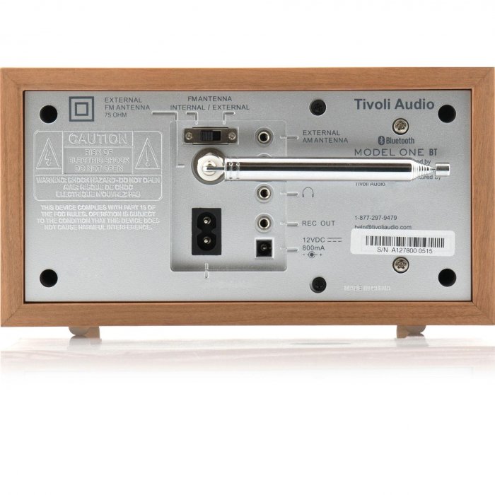 Tivoli Audio M1BBS Model One AM/FM Table Radio Black/Black/Silver Grille - Click Image to Close