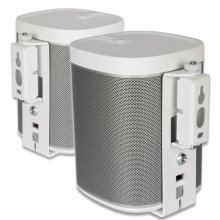 FLEXSON Sonos Play:1 Swivel Wall Bracket - White (Pair)