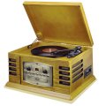 Crosley CR77CD 3-In-1 Entertainment Center CD / Vinyl / Cassette