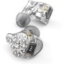 FiiO FA9 6 Knowles Balanced Armature IEM In-Ear Monitors w Sound Adjustment SILVER