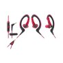 Audio-Technica ATHSPORT1iSRD Sonic Sport In-Ear Headphones for Smartphones RED
