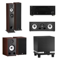 Triangle Borea BR07 & Onkyo TX-RZ30 5.1-Channel Home Theater System Bundle WALNUT/BLACK - Open Box