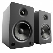 Kanto YU6MB 100W (RMS Power) Powered Speakers with Bluetooth and Phono Preamp MATTE BLACK