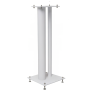 NorStone STYLUM 3 31-Inch 800mm Steel Construction Speaker Stands (Pair) WHITE SATIN