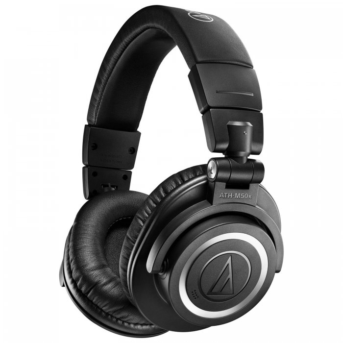 Audio Technica ATH-M50xBT2 Over-Ear Sound Isolating Bluetooth Headphones BLACK - Click Image to Close