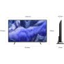 Samsung QN55QEF1AFXZC 55-inch QEF1 QLED 4K Vision AI Smart TV TITAN GRAY