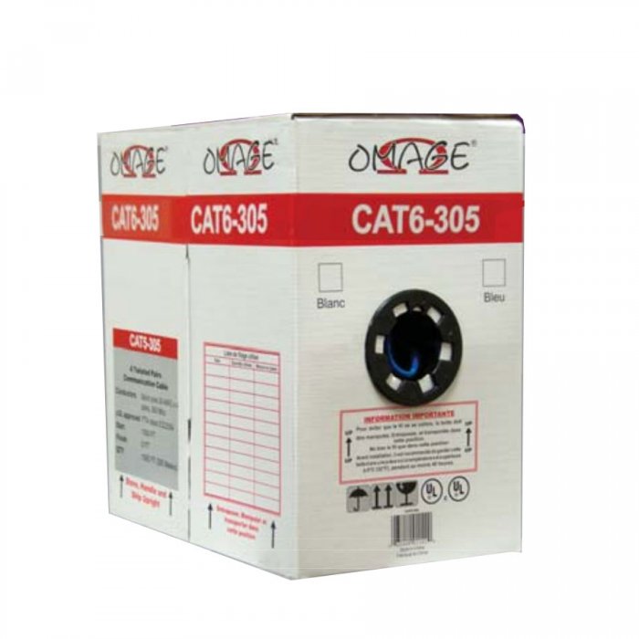 Omage CAT6 Data Cable 100ft Pull out Box (305M) WHITE - Click Image to Close