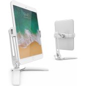 Kanto DS150W Universal Phone and Tablet Stand with Mounting Brackets WHITE
