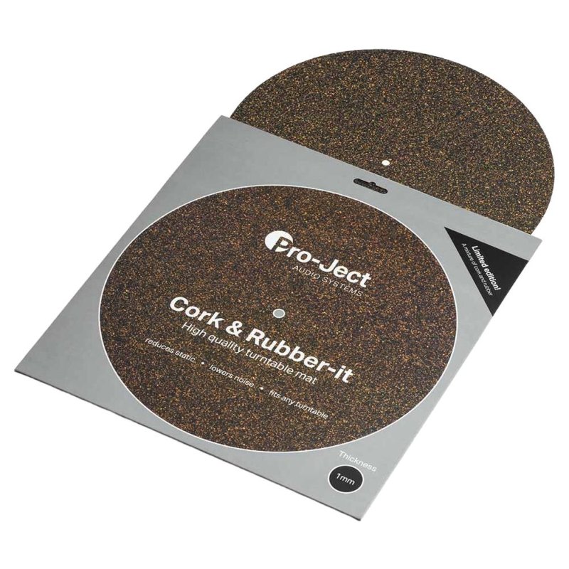 Pro-Ject Cork & Rubber it Turntable Mat 3mm Anti-Static Upgrade