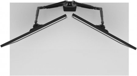 Description image for Kanto DMS2000S Dual Arm Desktop Monitor Mount SILVER