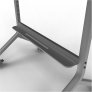 Kanto Living MTP90 Height Adjustable Rolling TV Stand for 55-Inch to 90-Inch Screens