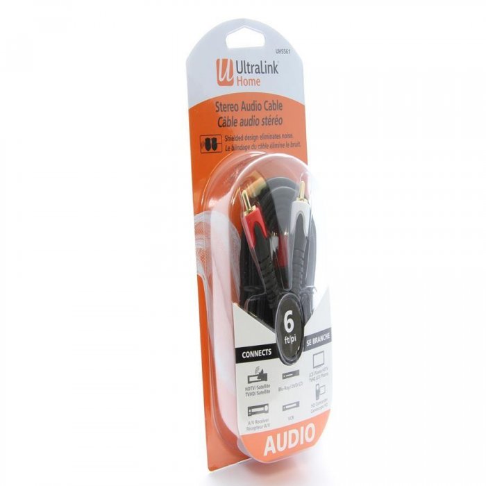 UltraLink UHS561 Shielded Stereo Cable (6FT) - Click Image to Close