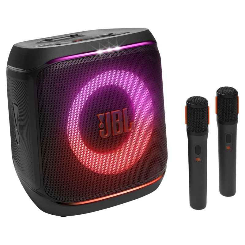 JBL PartyBox Encore 2 Portable Party Speaker with 2 Microphones BLACK