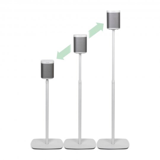 Flexson Adjustable Floorstand for SONOS PLAY:1 WHITE (Each)