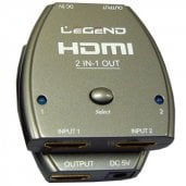 Legend 2-Port HDMI Switch (2-in-1-out) 1080p v1.3