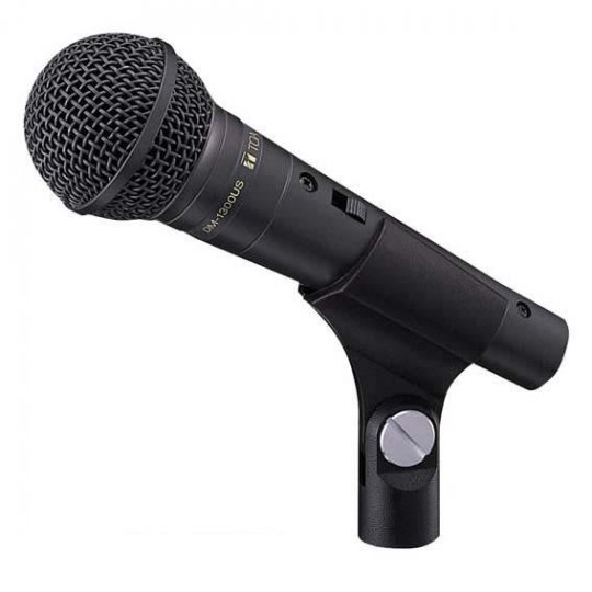 TOA DM1300US Cardioid Handheld Vocal Microphone, XLR Male Connector BLACK