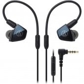 Audio Technica ATH-LS400iS In-Ear Quad Armature Driver Headphones w/In-line Mic & Control
